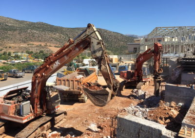 HOTEL CONSTRUCTION AT CRETE GOLF SA