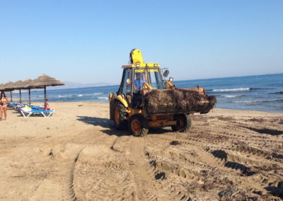 CLEANING AND SANDING OF BEACHES
